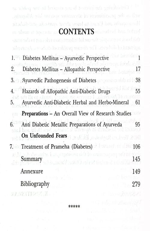Diabetes Ayurvedic Herbal Palliative Therapy